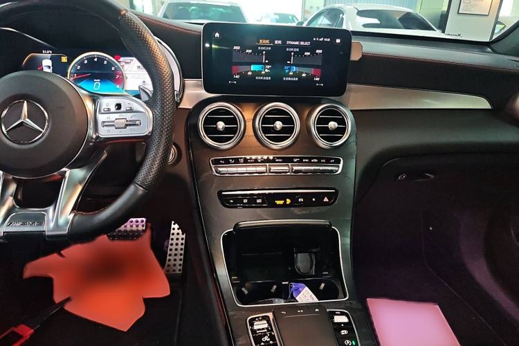 Used Mercedes-Benz GLC Coupe AMG 2022 AMG GLC 43 4MATIC Coupe SUV Audio And AC Panel