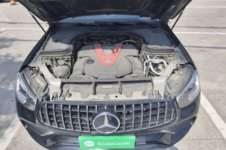 Used Mercedes-Benz GLC Coupe AMG 2022 AMG GLC 43 4MATIC Coupe SUV Engine Bay
