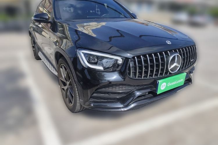 Used Mercedes-Benz GLC Coupe AMG 2022 AMG GLC 43 4MATIC Coupe SUV Front Right 45 Deg