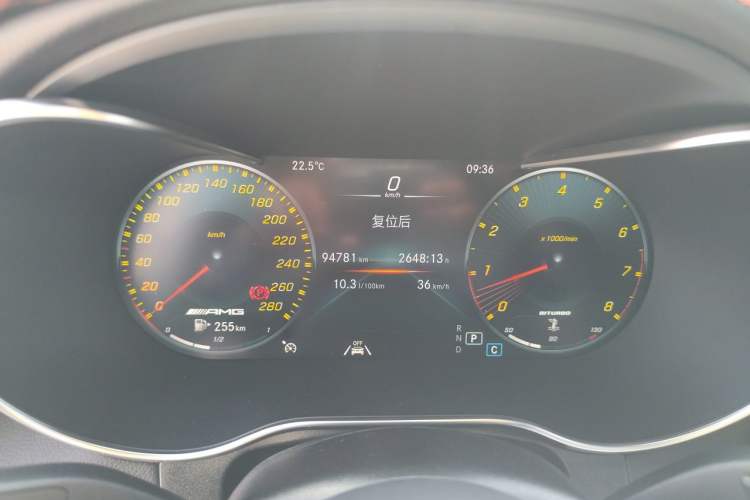 Used Mercedes-Benz GLC Coupe AMG 2022 AMG GLC 43 4MATIC Coupe SUV Instrument Cluster
