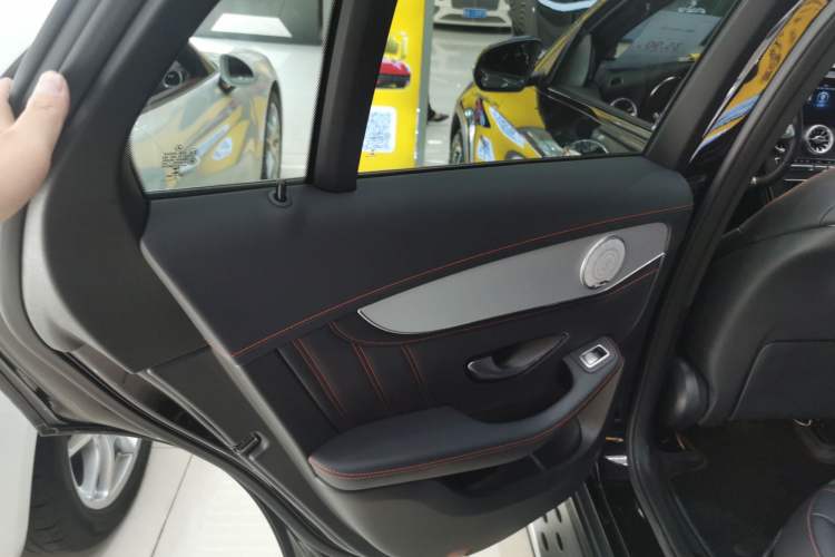 Used Mercedes-Benz GLC Coupe AMG 2022 AMG GLC 43 4MATIC Coupe SUV Left Rear Door Interior