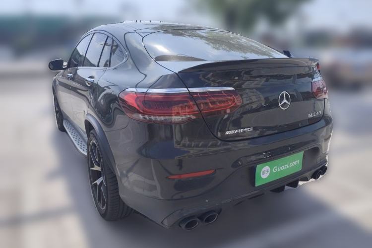 Used Mercedes-Benz GLC Coupe AMG 2022 AMG GLC 43 4MATIC Coupe SUV Rear Left 45 Deg