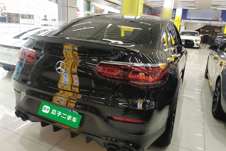 Used Mercedes-Benz GLC Coupe AMG 2022 AMG GLC 43 4MATIC Coupe SUV Rear Right 45 Deg
