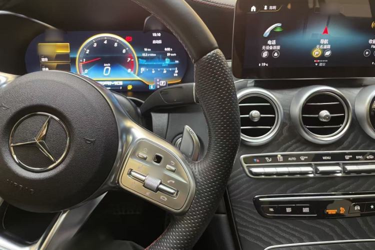 Used Mercedes-Benz GLC Coupe AMG 2022 AMG GLC 43 4MATIC Coupe SUV Steering Wheel