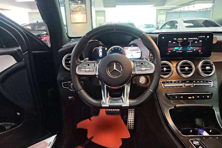 Used Mercedes-Benz GLC Coupe AMG 2022 AMG GLC 43 4MATIC Coupe SUV Steering Wheel