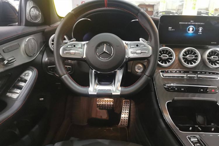 Used Mercedes-Benz GLC Coupe AMG 2022 AMG GLC 43 4MATIC Coupe SUV Steering Wheel