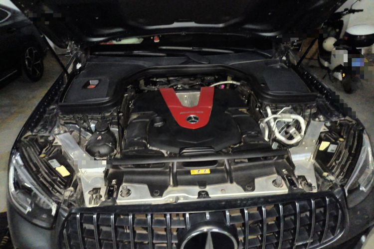 Used Mercedes-Benz GLC Coupe AMG 2022 AMG GLC 43 4MATIC Coupe SUV Engine Bay
