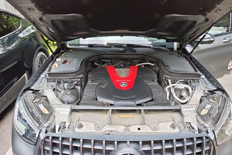 Used Mercedes-Benz GLC Coupe AMG 2022 AMG GLC 43 4MATIC Coupe SUV Engine Bay