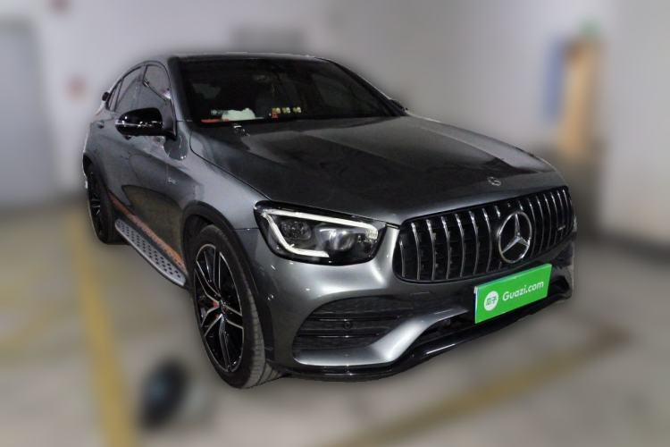 Used Mercedes-Benz GLC Coupe AMG 2022 AMG GLC 43 4MATIC Coupe SUV Front Right 45 Deg