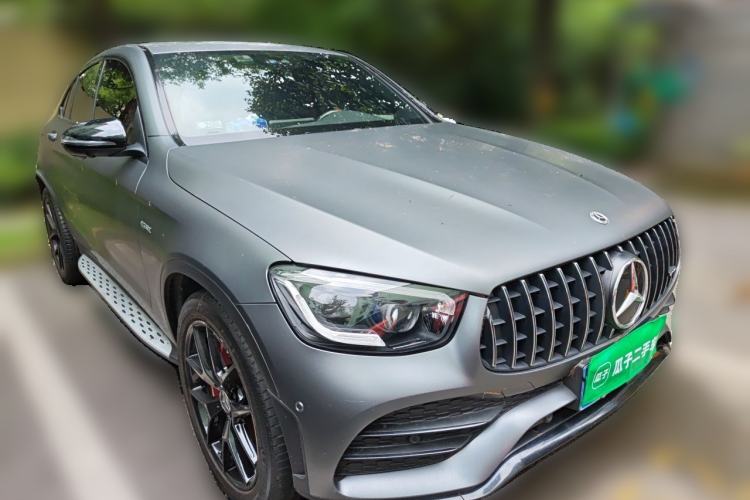 Used Mercedes-Benz GLC Coupe AMG 2022 AMG GLC 43 4MATIC Coupe SUV Front Right 45 Deg