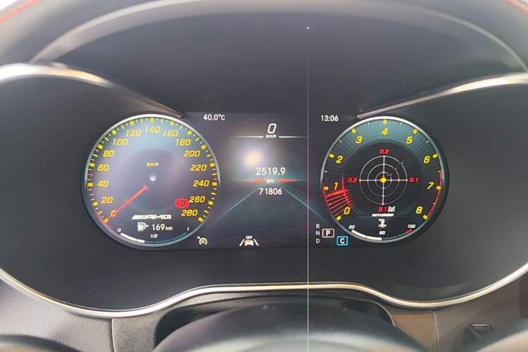 Used Mercedes-Benz GLC Coupe AMG 2022 AMG GLC 43 4MATIC Coupe SUV Instrument Cluster