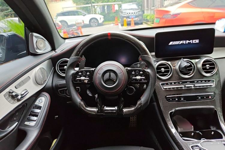 Used Mercedes-Benz GLC Coupe AMG 2022 AMG GLC 43 4MATIC Coupe SUV Steering Wheel