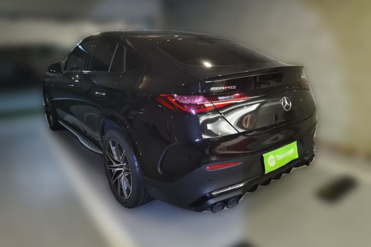 Used Mercedes-Benz GLC Coupe AMG 2024 AMG GLC 43 4MATIC Coupe SUV Rear Left 45 Deg