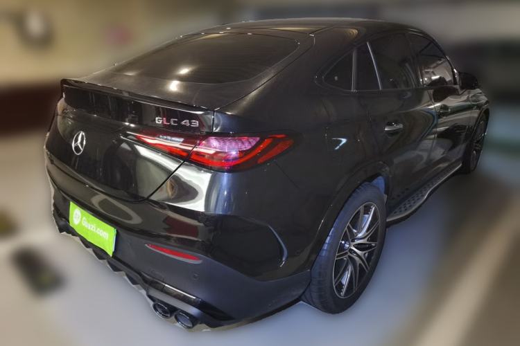 Used Mercedes-Benz GLC Coupe AMG 2024 AMG GLC 43 4MATIC Coupe SUV Rear Right 45 Deg