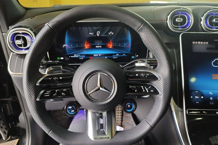 Used Mercedes-Benz GLC Coupe AMG 2024 AMG GLC 43 4MATIC Coupe SUV Steering Wheel