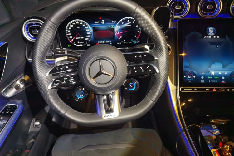 Used Mercedes-Benz GLC Coupe AMG 2024 AMG GLC 43 4MATIC Coupe SUV Steering Wheel