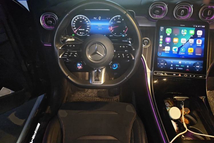 Used Mercedes-Benz GLC Coupe AMG 2024 AMG GLC 43 4MATIC Coupe SUV Steering Wheel