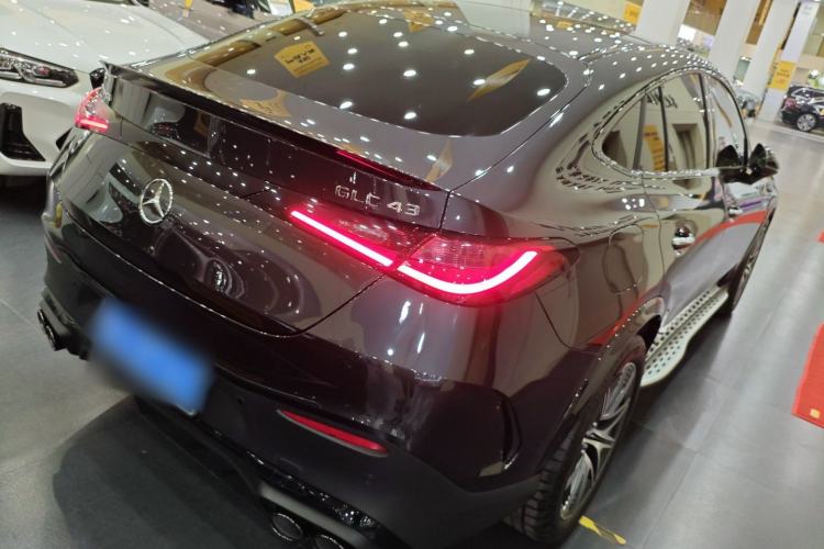 Used Mercedes-Benz GLC Coupe AMG 2024 AMG GLC 43 4MATIC Coupe SUV Rear Right 45 Deg