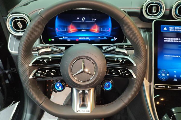 Used Mercedes-Benz GLC Coupe AMG 2024 AMG GLC 43 4MATIC Coupe SUV Steering Wheel