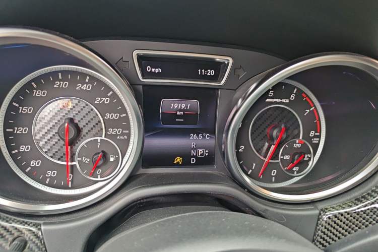 Used Mercedes-Benz GLE 2016 GLE 320 4MATIC Dynamic Edition Odometer Close Up
