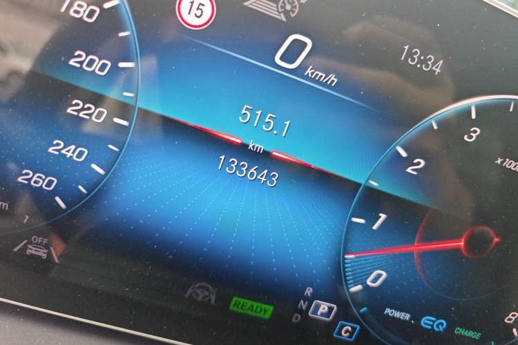 Used Mercedes-Benz GLE 2020 Restyled GLE 450 4MATIC Dynamic Edition Odometer Close Up