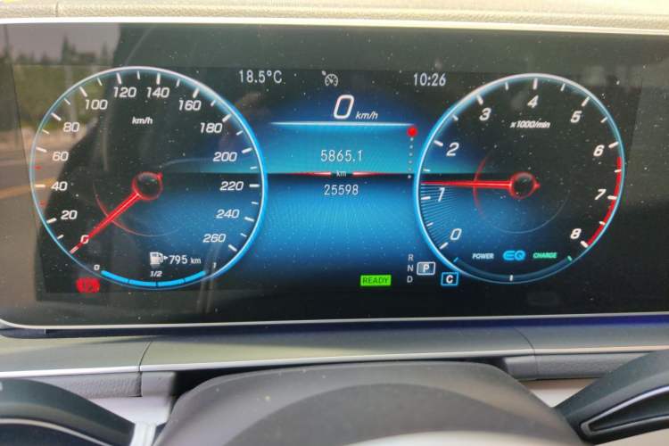 Used Mercedes-Benz GLE 2020 Restyled GLE 450 4MATIC Dynamic Edition Odometer Close Up