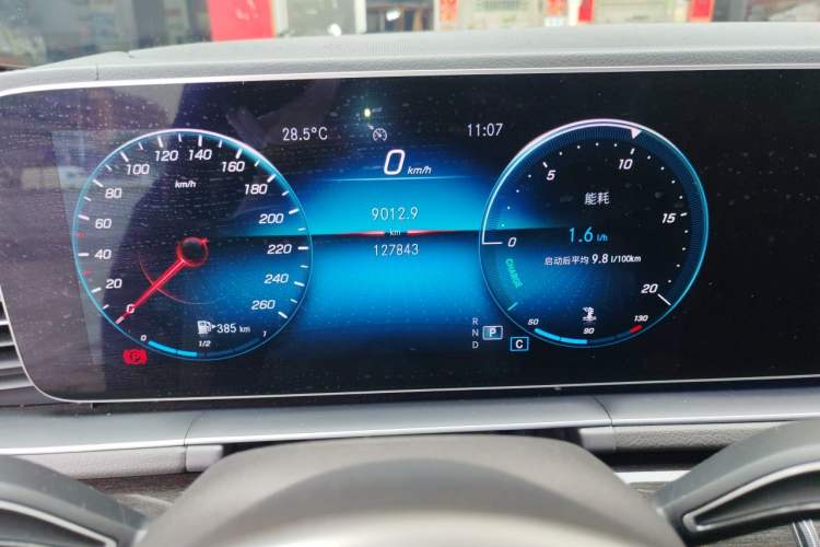 Used Mercedes-Benz GLE 2020 Restyled GLE 350 4MATIC Fashion Edition Odometer Close Up