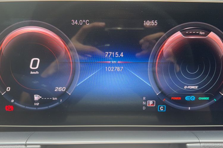 Used Mercedes-Benz GLE 2020 Restyled GLE 450 4MATIC Dynamic Edition Odometer Close Up