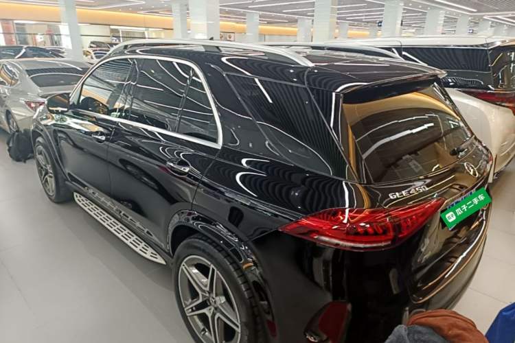 Used Mercedes-Benz GLE 2021 GLE 350 4MATIC Stylish Model Rear Left 45 Deg