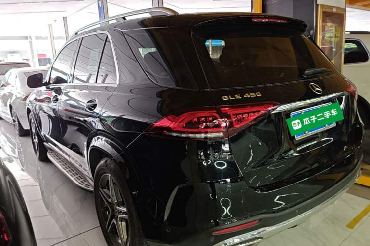 Used Mercedes-Benz GLE 2021 GLE 450 4MATIC AMG Line Rear Left 45 Deg
