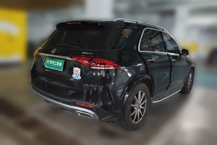 Used Mercedes-Benz GLE 2021 GLE 350 4MATIC Stylish Model Rear Right 45 Deg