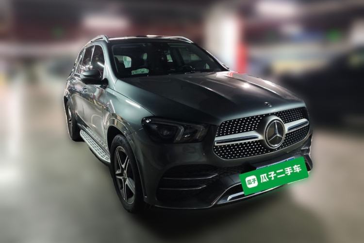 Used Mercedes-Benz GLE 2021 GLE 450 4MATIC Stylish Model Front Right 45 Deg