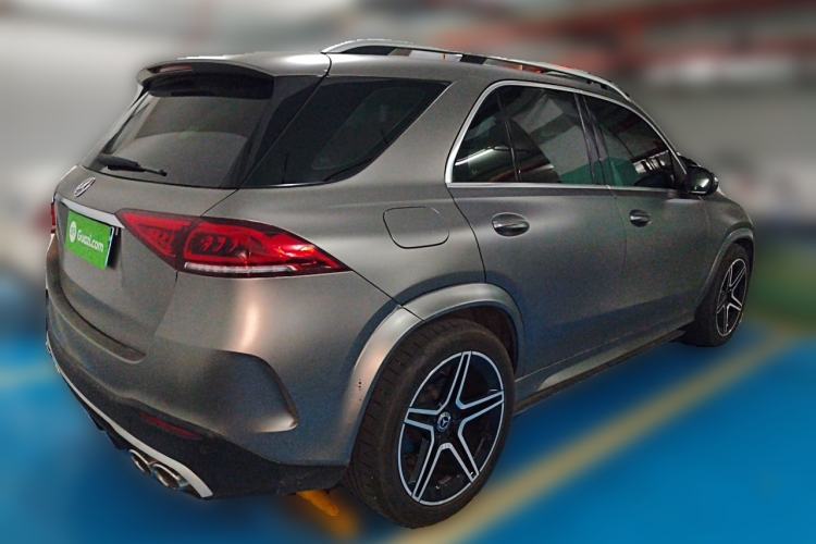 Used Mercedes-Benz GLE 2021 GLE 350 4MATIC Stylish Model Rear Right 45 Deg