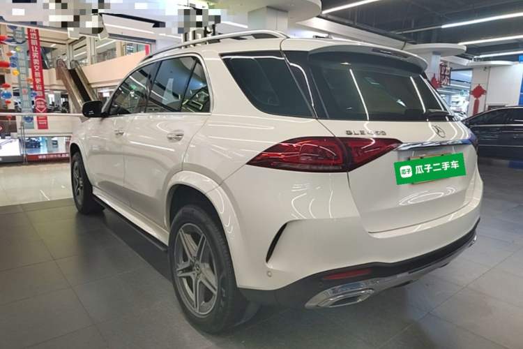 Used Mercedes-Benz GLE 2021 GLE 450 4MATIC Stylish Model Rear Left 45 Deg