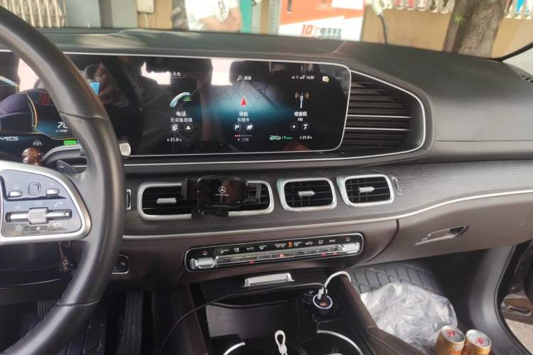 Used Mercedes-Benz GLE 2022 GLE 450 4MATIC Luxury Model Audio And AC Panel