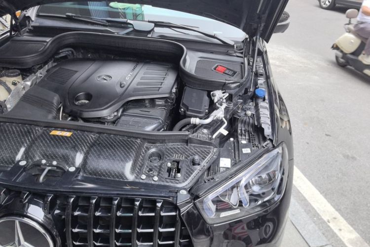 Used Mercedes-Benz GLE 2022 GLE 450 4MATIC Coupe SUV Fashion Model Engine Bay Left