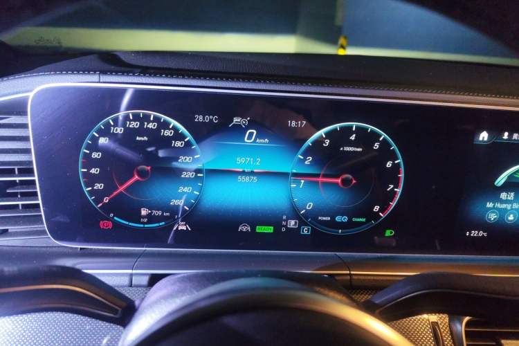 Used Mercedes-Benz GLE 2022 GLE 450 4MATIC Coupe SUV Luxury Model Instrument Cluster