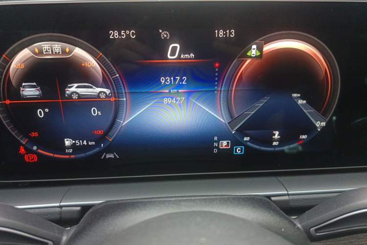 Used Mercedes-Benz GLE 2022 Facelifted GLE 350 4MATIC Fashion Edition Odometer Close Up