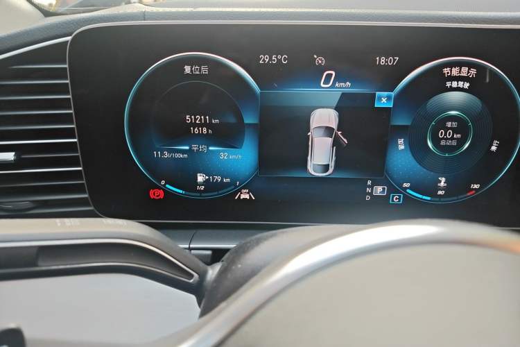 Used Mercedes-Benz GLE 2022 Refreshed GLE 350 4MATIC Coupe SUV Luxury Edition Odometer Close Up