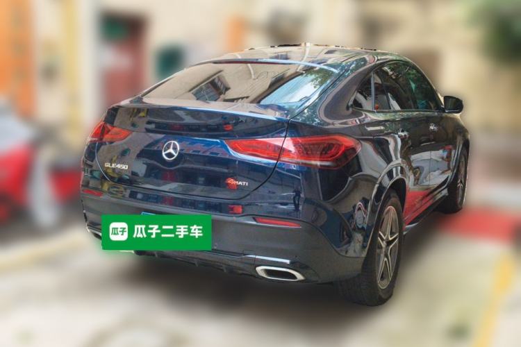 Used Mercedes-Benz GLE 2022 Refreshed GLE 450 4MATIC Coupe SUV Fashion Version Rear Right 45 Deg