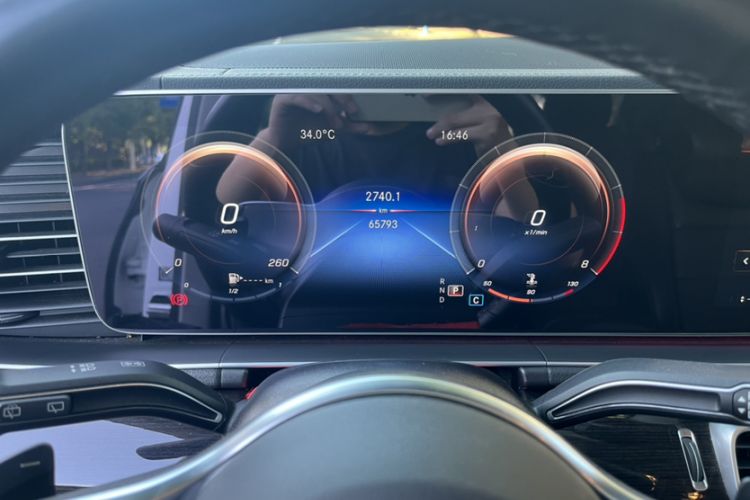 Used Mercedes-Benz GLE 2022 Facelifted GLE 350 4MATIC Fashion Edition Odometer Close Up