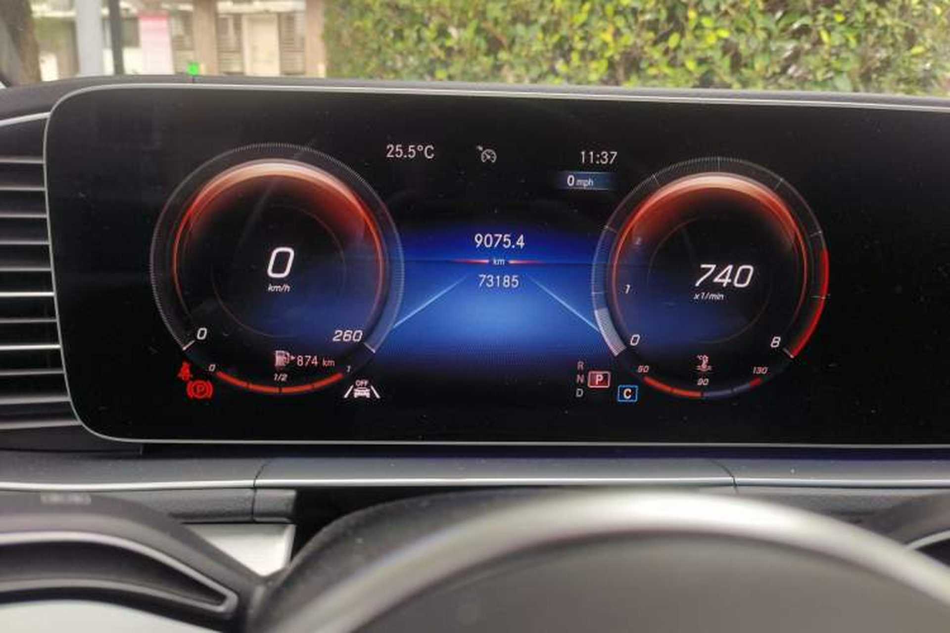 Used Mercedes-Benz GLE 2022 Refreshed GLE 350 4MATIC Coupe SUV Luxury Edition Instrument Cluster