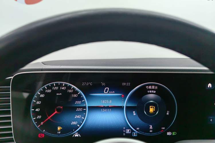 Used Mercedes-Benz GLE 2022 GLE 350 4MATIC Coupe SUV Luxury Model Odometer Close Up