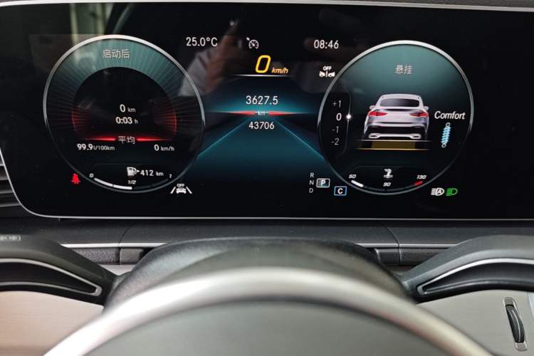Used Mercedes-Benz GLE 2023 GLE 350 4MATIC Coupe SUV Luxury Model Instrument Cluster