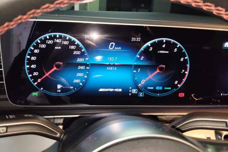 Used Mercedes-Benz GLE AMG 2020 AMG GLE 53 4MATIC+ Odometer Close Up