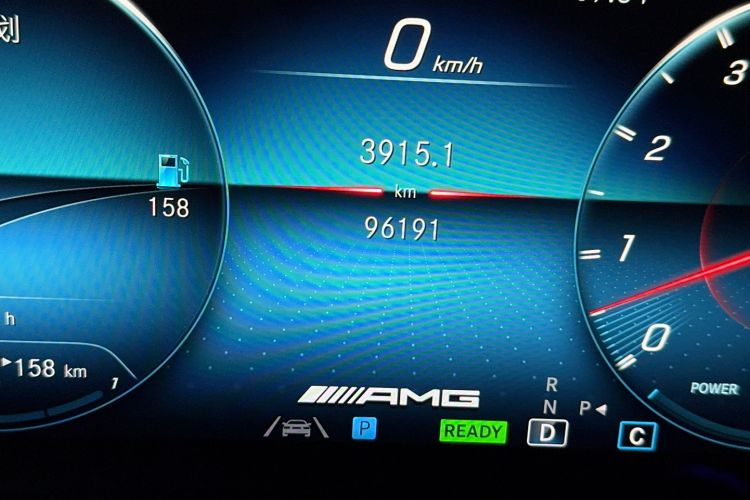 Used Mercedes-Benz GLE AMG 2020 AMG GLE 53 4MATIC+ Odometer Close Up