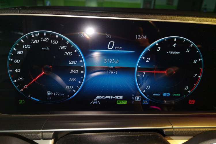 Used Mercedes-Benz GLE AMG 2020 AMG GLE 53 4MATIC+ Odometer Close Up