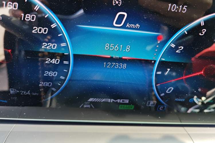 Used Mercedes-Benz GLE AMG 2020 AMG GLE 53 4MATIC+ Odometer Close Up