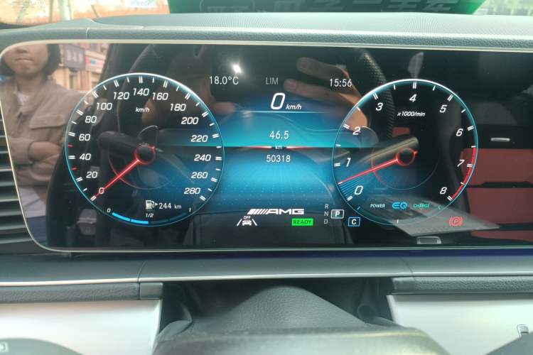 Used Mercedes-Benz GLE AMG 2020 AMG GLE 53 4MATIC+ Odometer Close Up