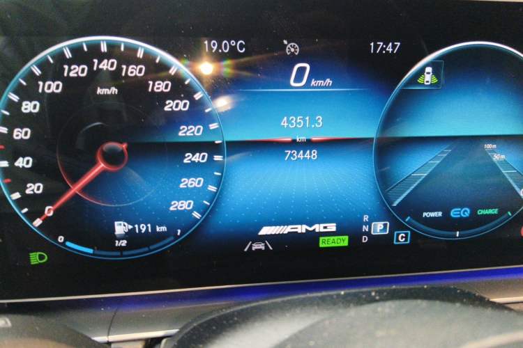 Used Mercedes-Benz GLE AMG 2020 AMG GLE 53 4MATIC+ Odometer Close Up